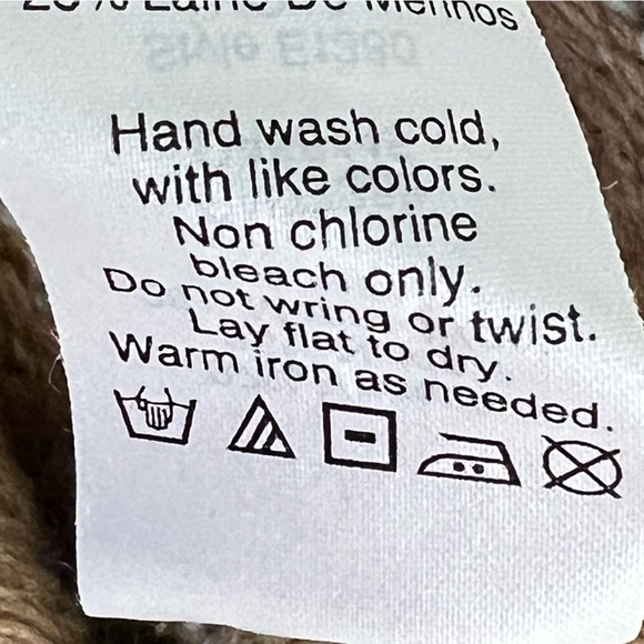 J. Crew Women’s Camel & Ivory Merino Wool Blend Sweater XXL NWT - Picture 10 of 12